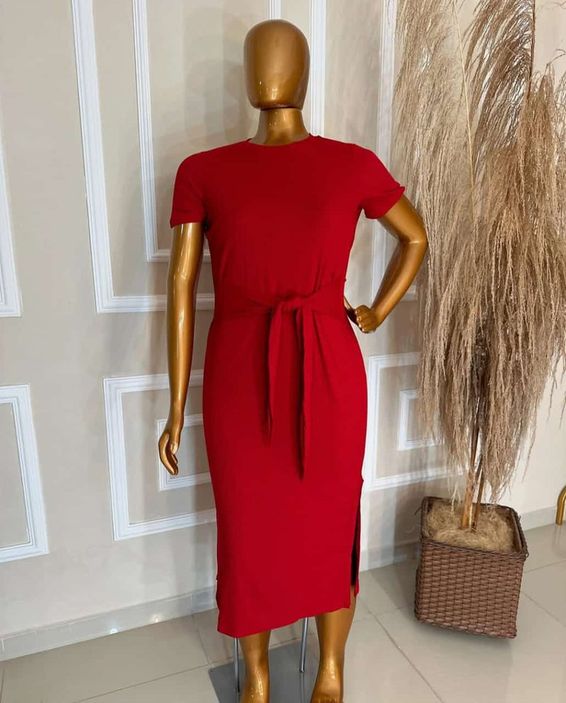 Vestido Canelado