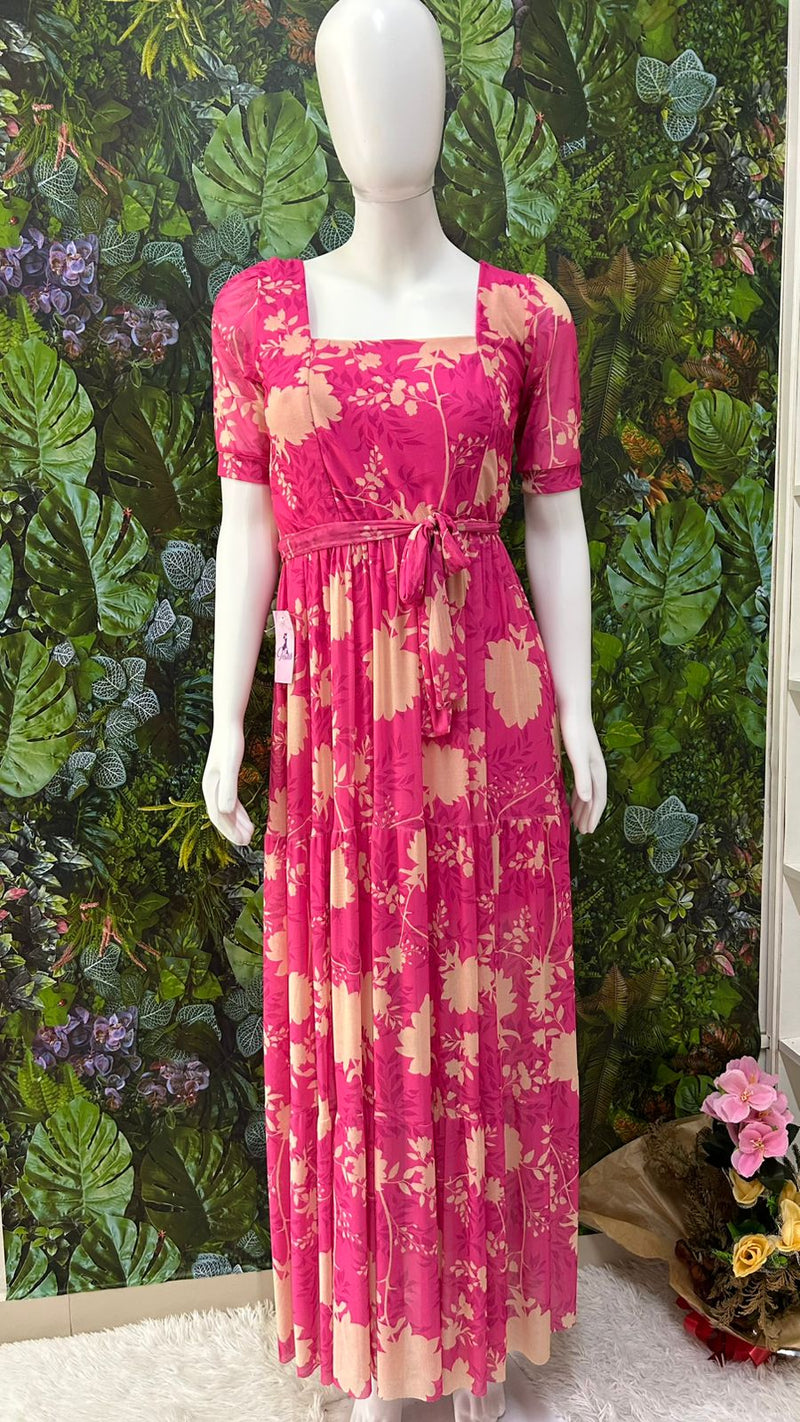 Vestido Tule Poliamida