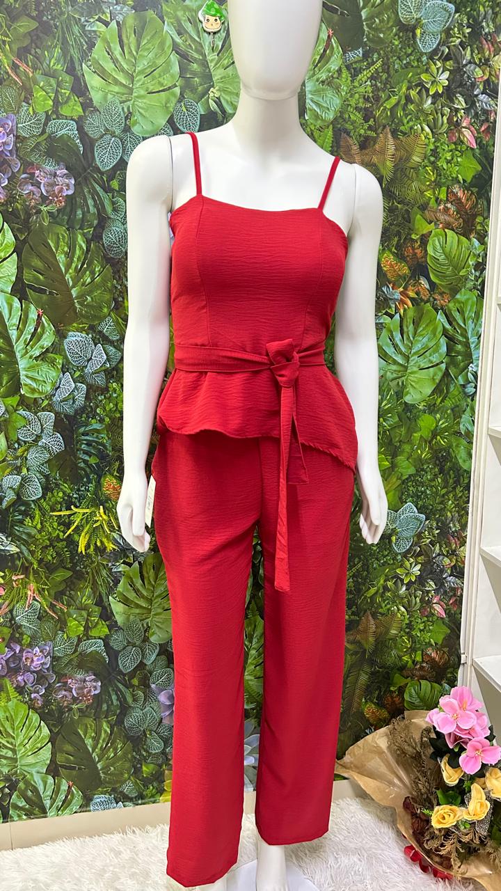 Conjunto Calça Pantalona Com Bata