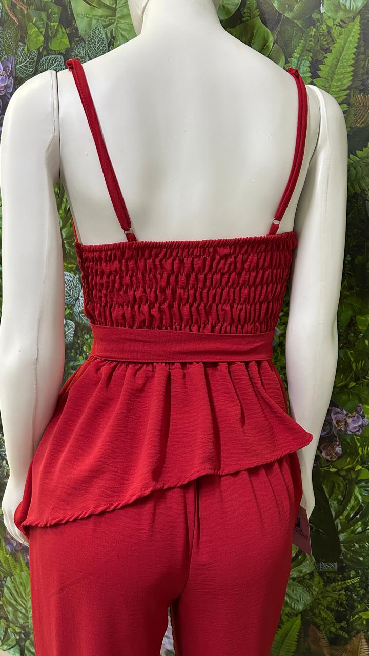 Conjunto Calça Pantalona Com Bata