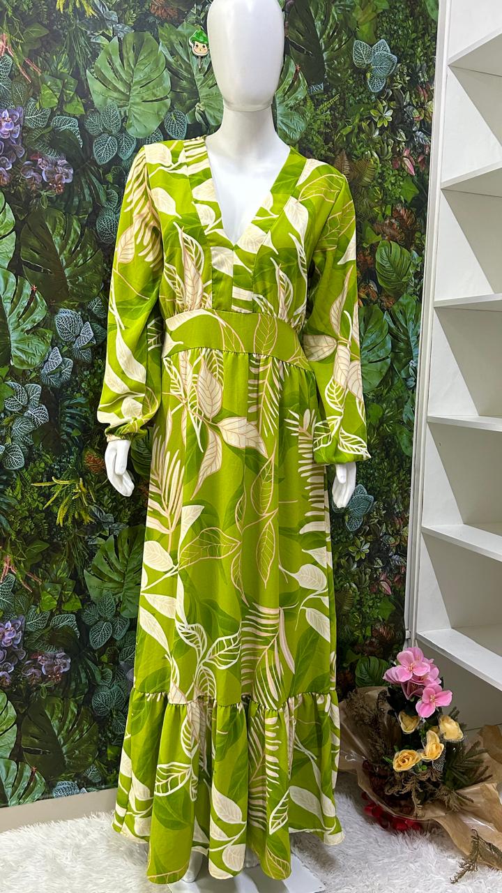 Vestido Manga Longa