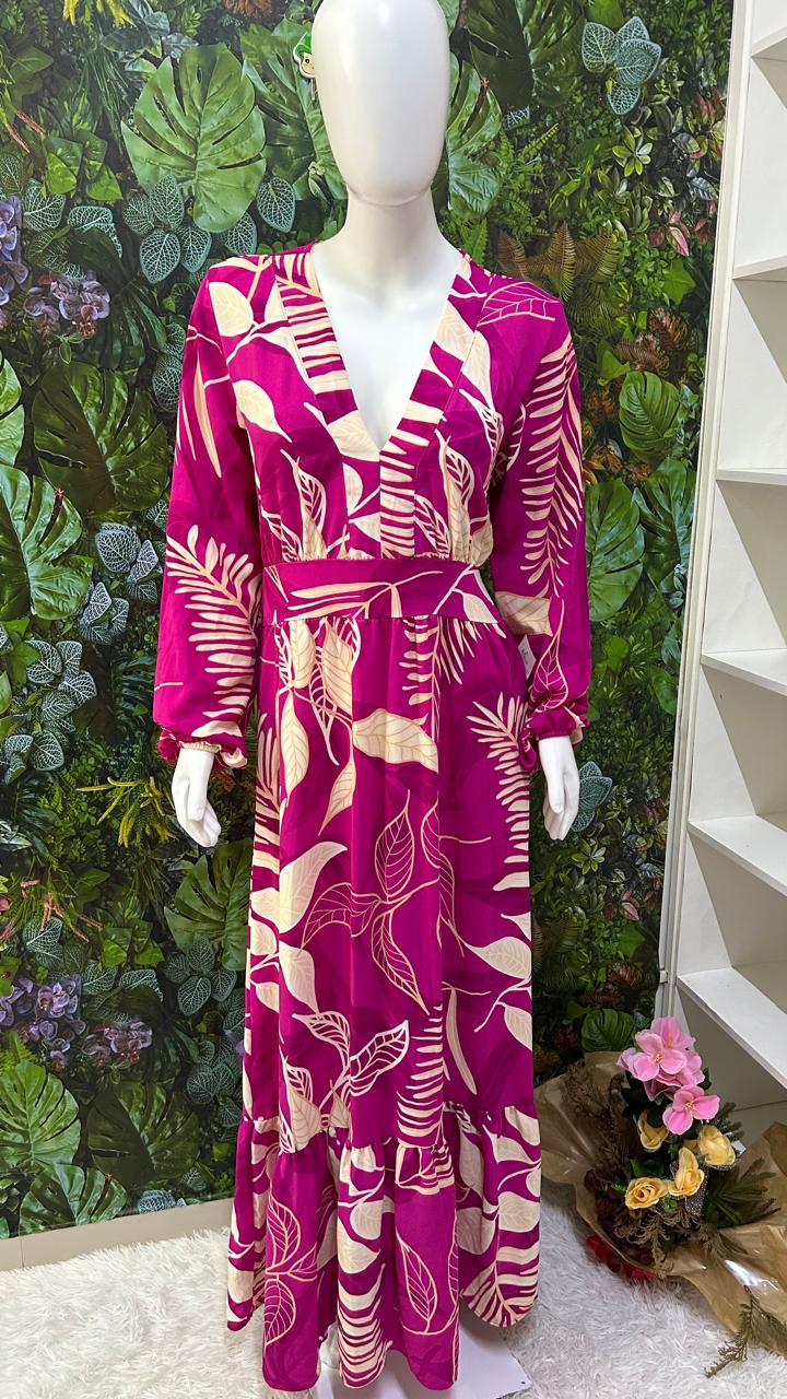Vestido Manga Longa