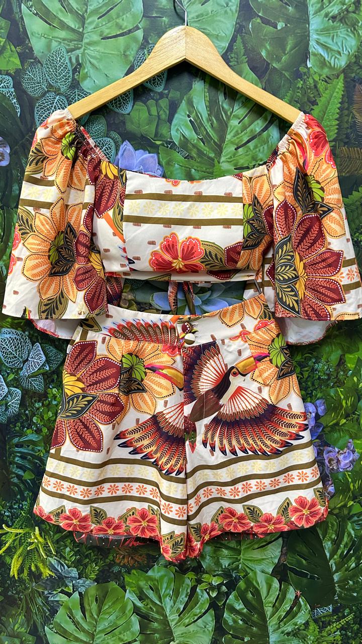 Conjunto Short Estampado