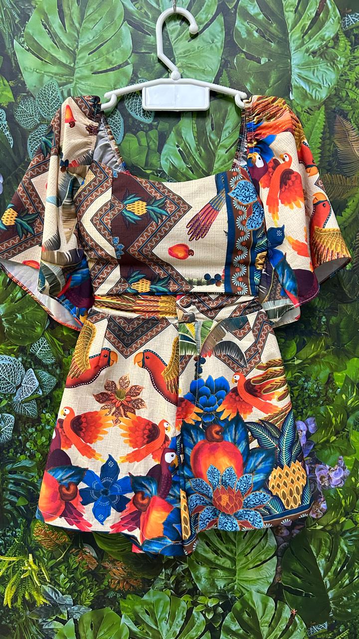 Conjunto Short Estampado