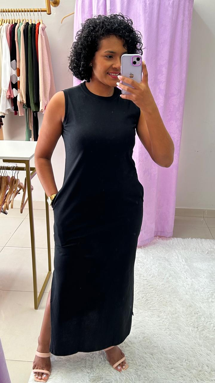 Vestido Midi Regata